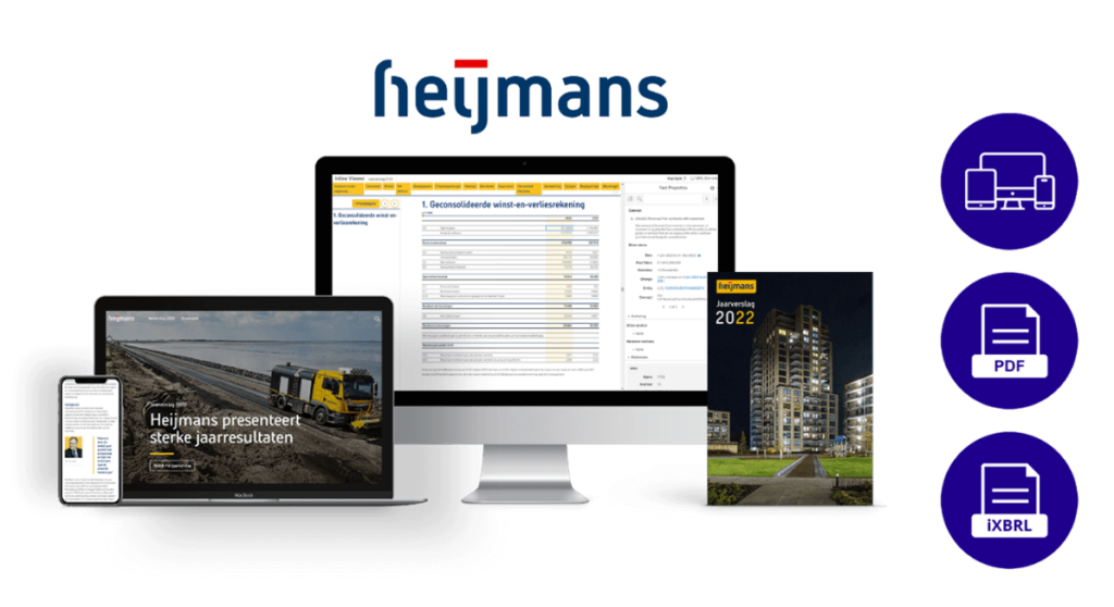 How a Digital-First approach enhances Heijmans' annual report